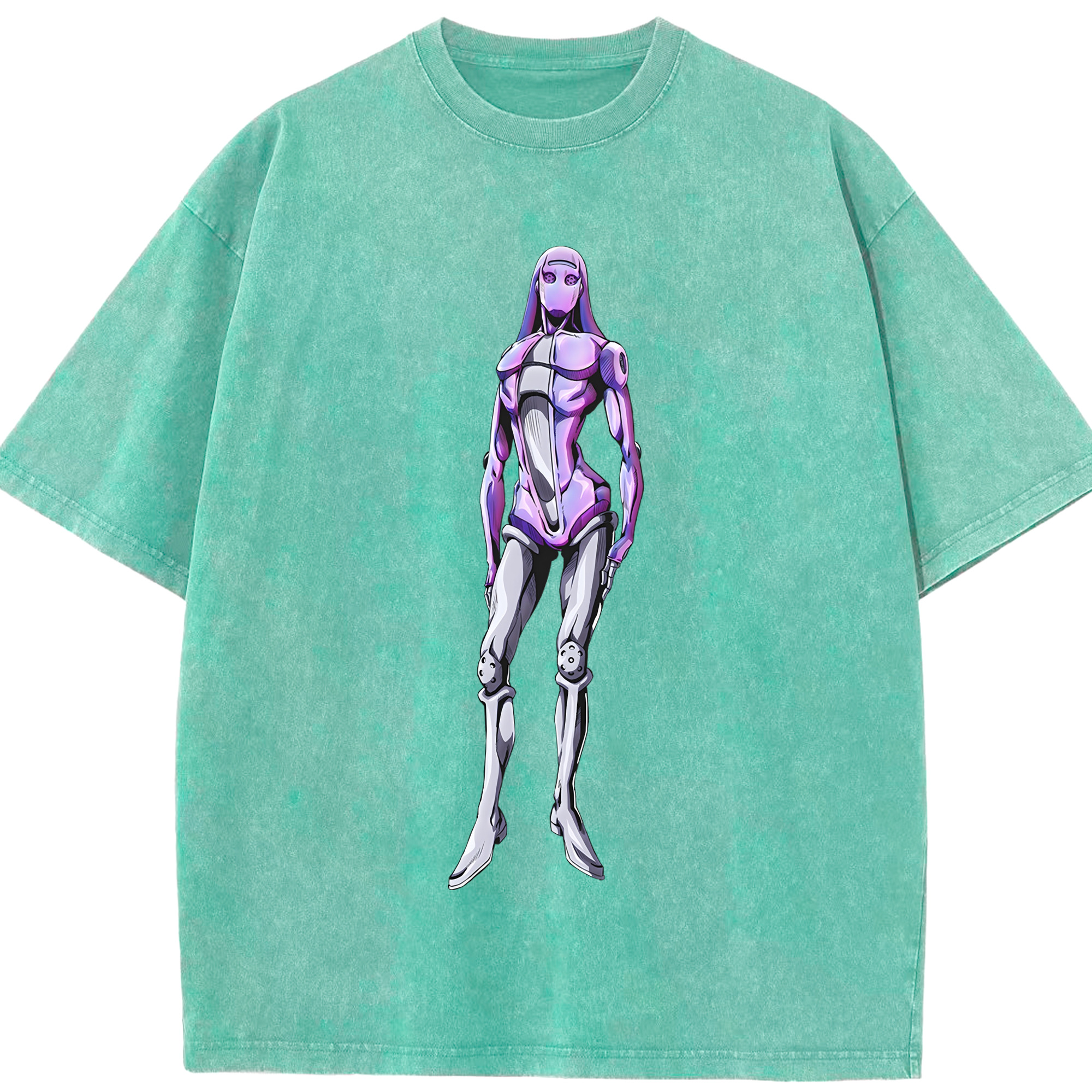 （画像用） ジョジョの奇妙な冒険 JoJo's Bizarre Adventure 綿100% ヴィンテージ風 半袖Tシャツ（フロントプリント）